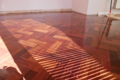 Parquet Floor restored in  Scunthorpe