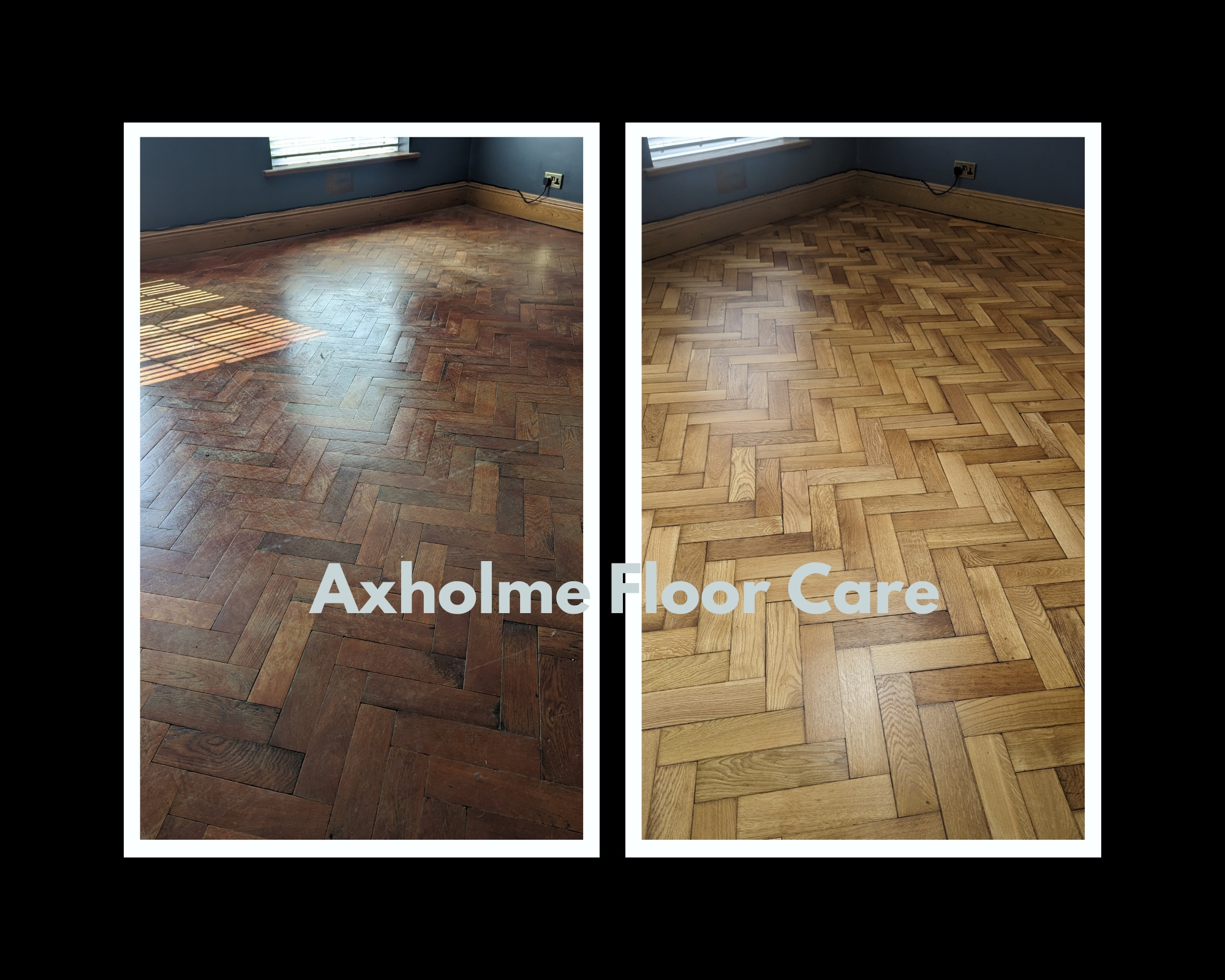 Parquet floor Sanding & Sealing today in Kirton